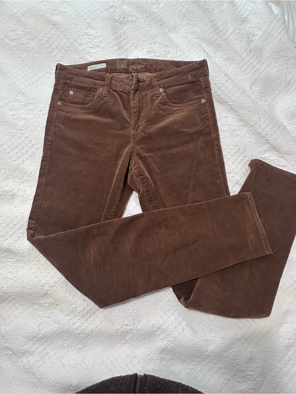 Kut from the Kloth Slim Straight Jeans in Brown